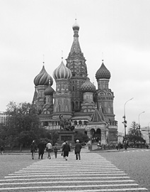 Basilius-Kathedrale am Roten Platz in Moskau