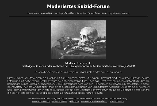 Chat Suizid Selbsthilfe Hilfe Forum Chat Selbsthilfegruppe
